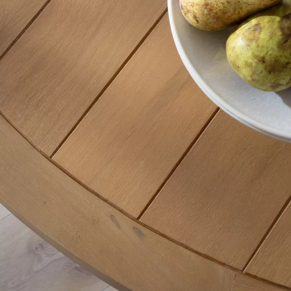 Best Sale Amaia Table à manger ronde en bois massif de manguier Salles À Manger | Tables Rondes