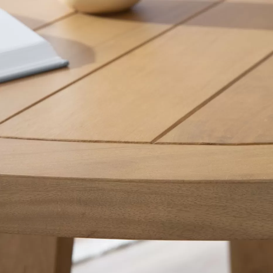 Best Sale Amaia Table à manger ronde en bois massif de manguier Salles À Manger | Tables Rondes