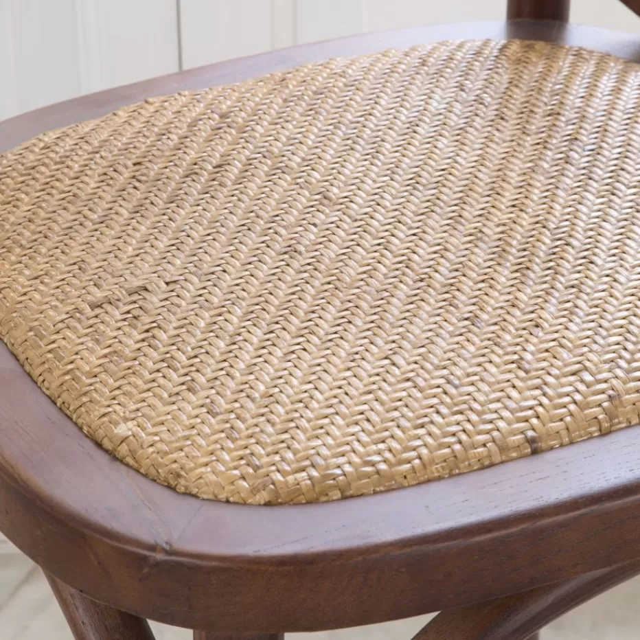 Cheap Bihar Chaise en bois massif d'orme couleur teck Salles À Manger | Chaises Cuisine
