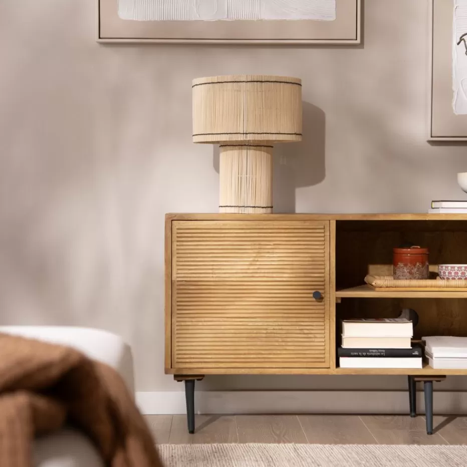 Flash Sale Boreal Meuble tv en bois massif de manguier et métal Salon | Meubles Tv