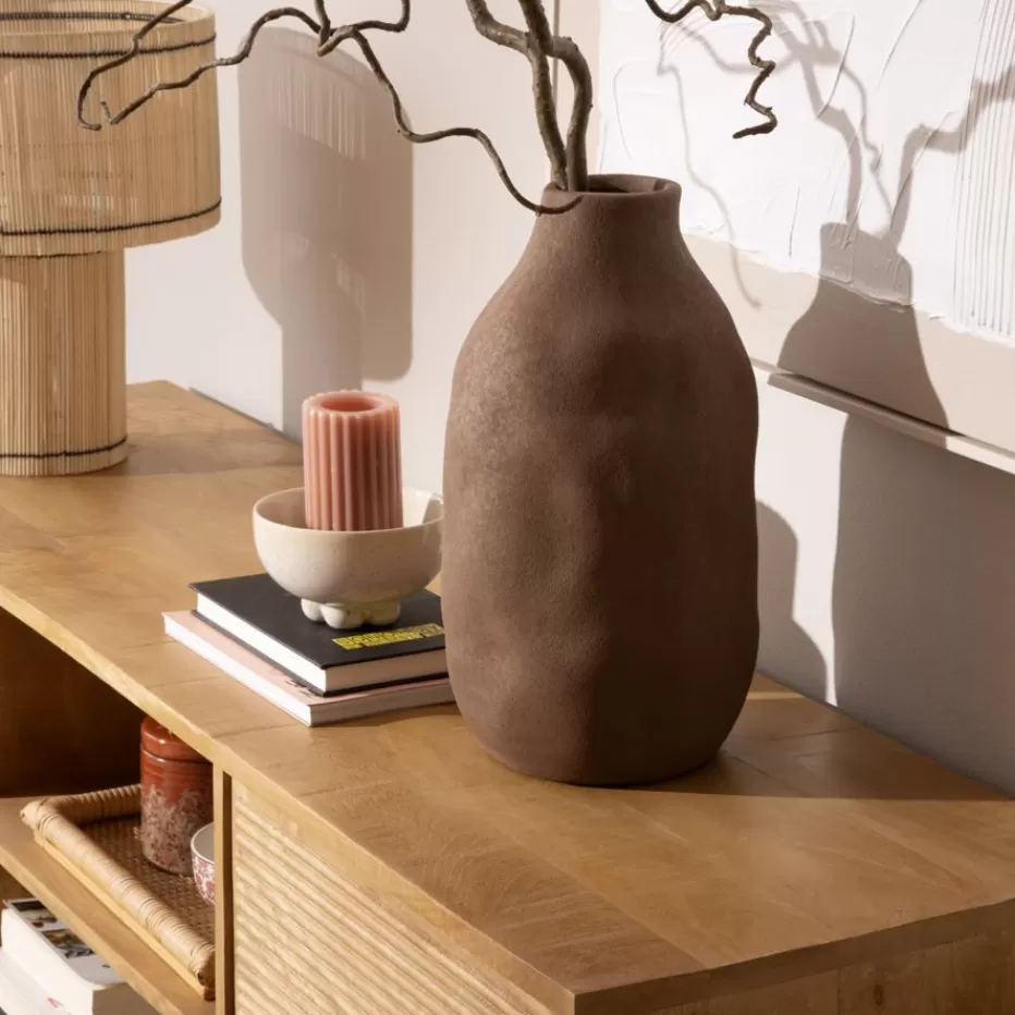 Flash Sale Boreal Meuble tv en bois massif de manguier et métal Salon | Meubles Tv