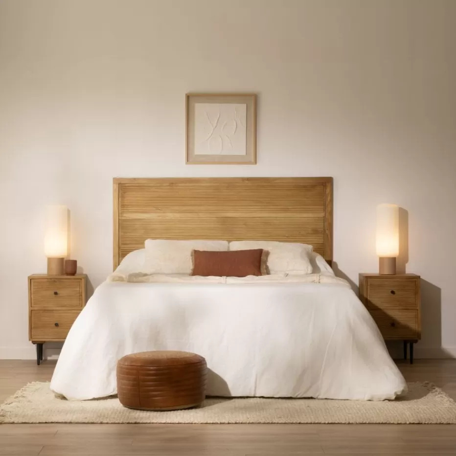 Outlet Boreal Tête de lit en bois massif de manguier pour lit de 150 et 160 Chambre | Têtes De Lit