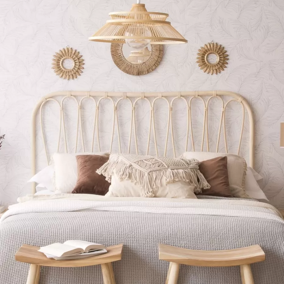 Flash Sale Bossley Tête de lit en rotin naturel pour lit de 150 et 160 Chambre | Têtes De Lit