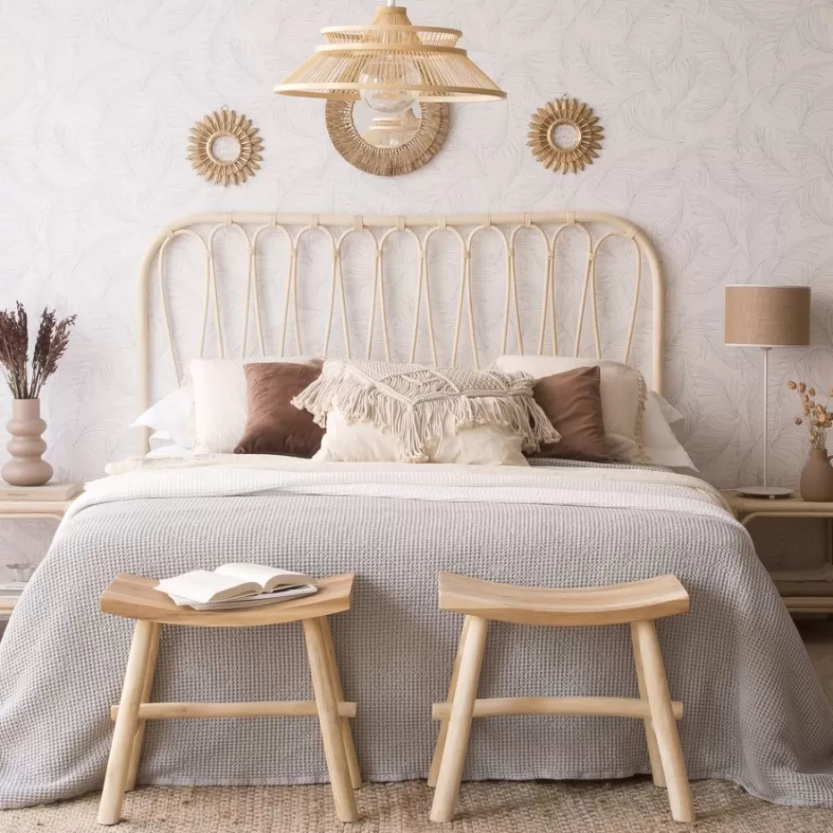 Flash Sale Bossley Tête de lit en rotin naturel pour lit de 150 et 160 Chambre | Têtes De Lit