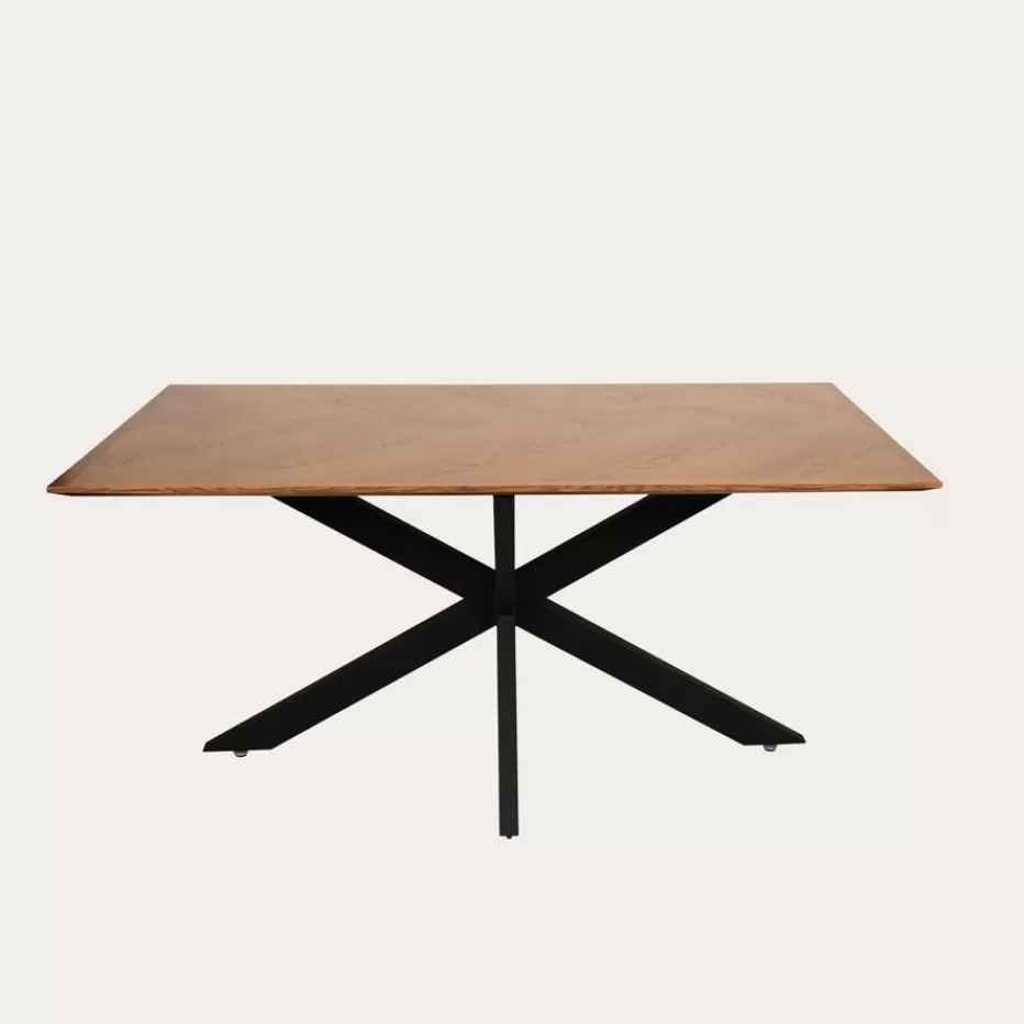 New Bridger Mesa de comedor rectangular de madera y metal Salles À Manger | Tables De Cuisine