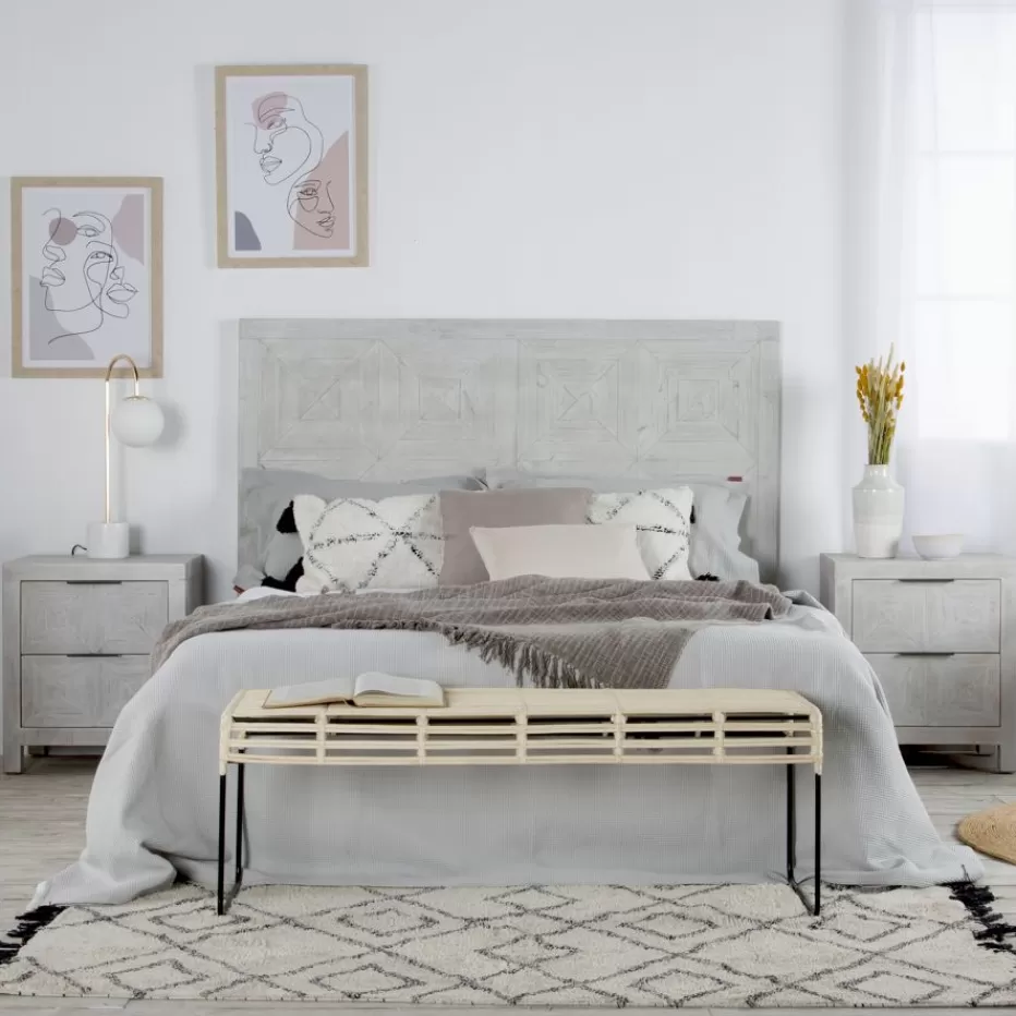 Store Cuzco Tête de lit en bois massif pour lit de 150 et 160 Chambre | Têtes De Lit