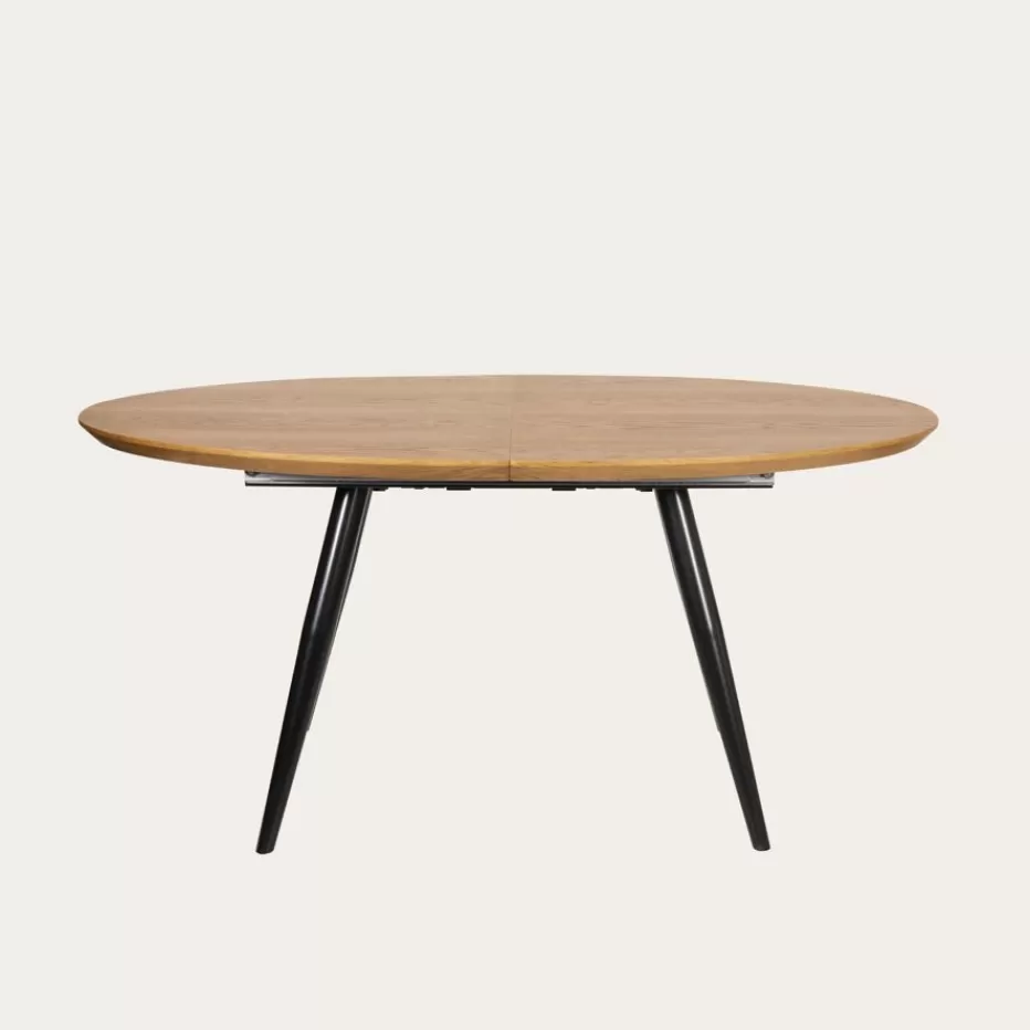 Cheap Didier Mesa de comedor extensible ovalada 160/200 de madera y metal Salles À Manger | Tables De Cuisine