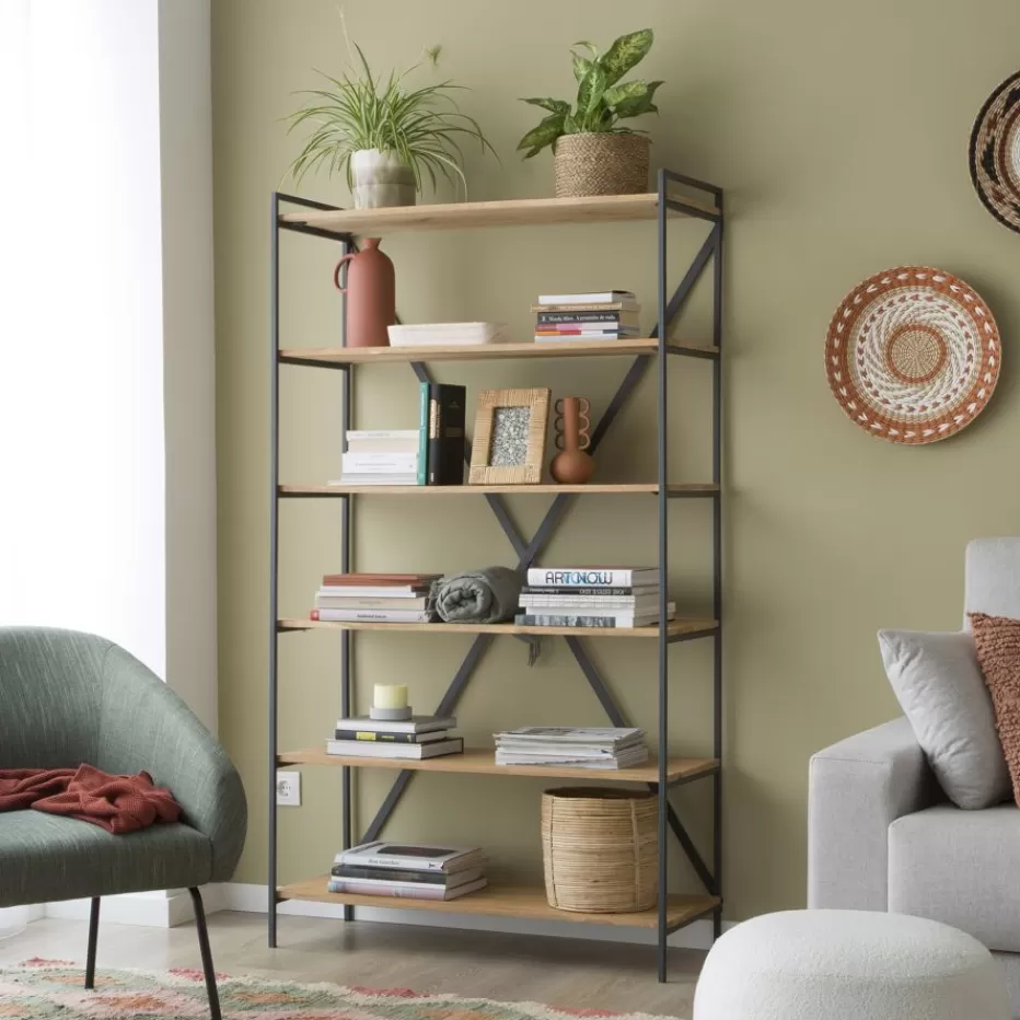 Flash Sale Eifel étagère en bois de manguier et métal 100 Étagères