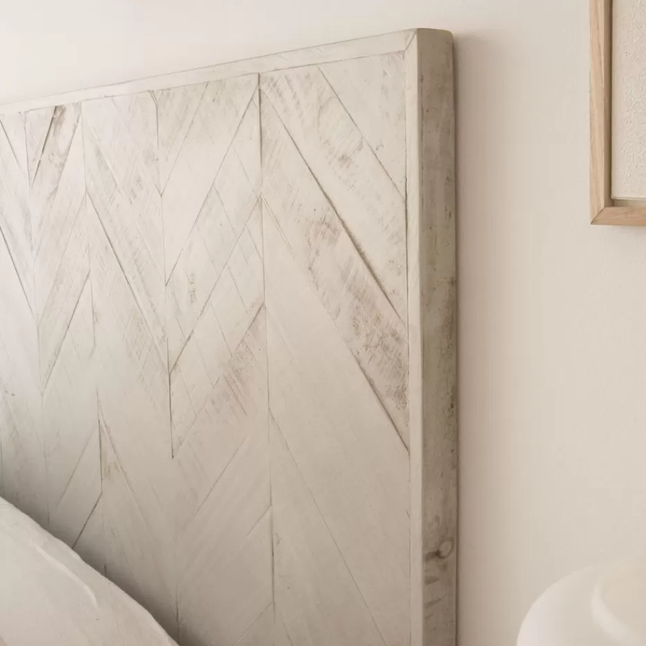 Cheap Enzo Tête de lit en bois massif pour lit de 150 et 160 blanc wild Chambre | Têtes De Lit