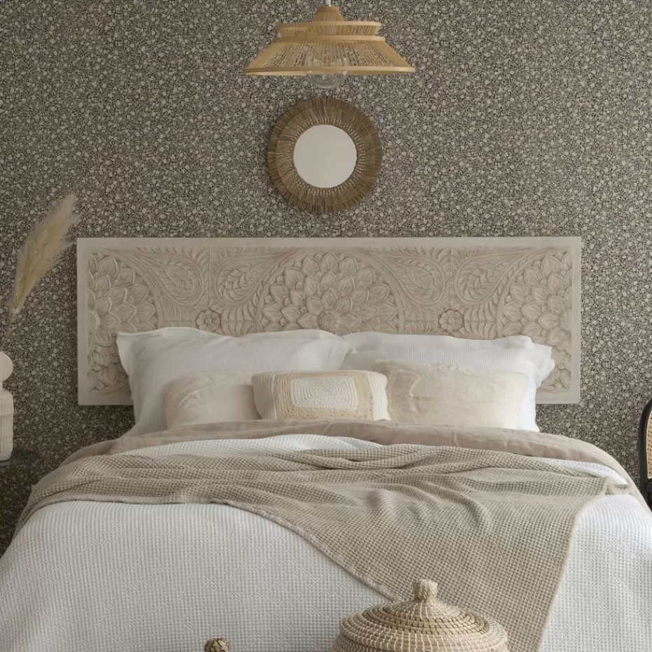 Clearance Fiore Tête de lit en bois sculpté pour lit de 150 et 160 Chambre | Têtes De Lit