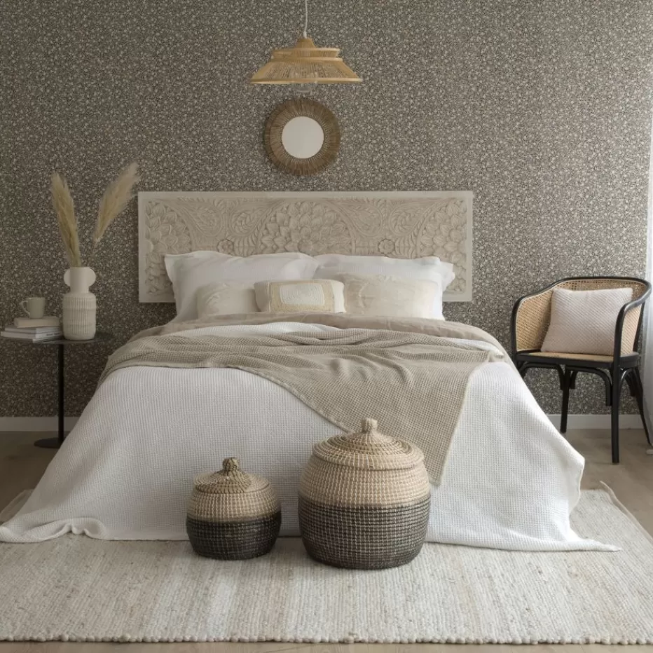 Clearance Fiore Tête de lit en bois sculpté pour lit de 150 et 160 Chambre | Têtes De Lit