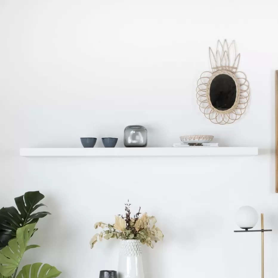 Sale Gante étagère murale laqué blanche de 150 cm Étagères Murales Et Cubes | Étagères Murales Et Cubes