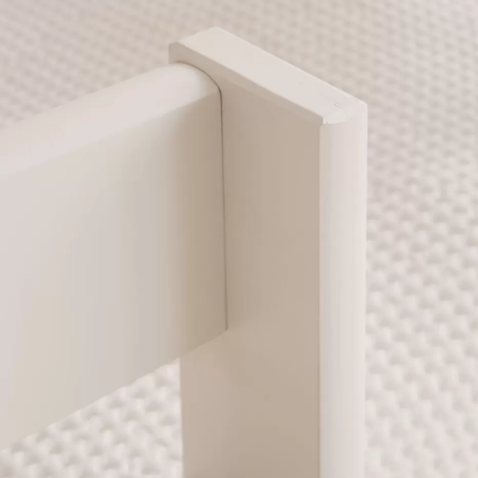 Flash Sale Haus Cama alta con tobogán para colchón de 90x190 lacada en blanco y natural Enfant Chambre Pour Jeunes Et Enfants | Lits Gigogne Et Lits Superposés