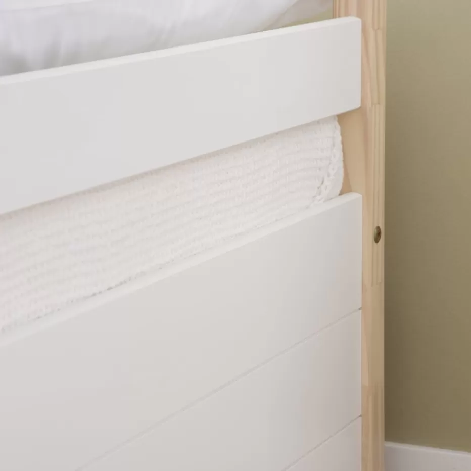 New Haus Cama con forma de casa y somier de arrastre para colchón de 90x190 lacada e Enfant Chambre Pour Jeunes Et Enfants | Lits Gigogne Et Lits Superposés
