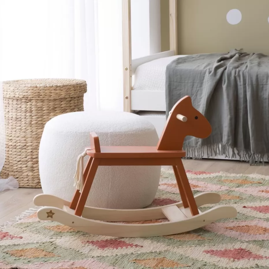 Outlet Horsy Bascule en bois en forme de cheval Enfant Chambre Pour Jeunes Et Enfants | Cadeaux Pour Bébés Et Enfants