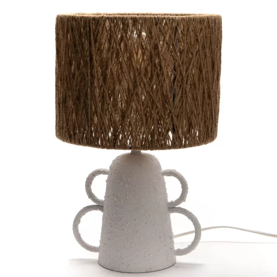 Sale Karla Lampe de table en métal et corde Lampes De Table