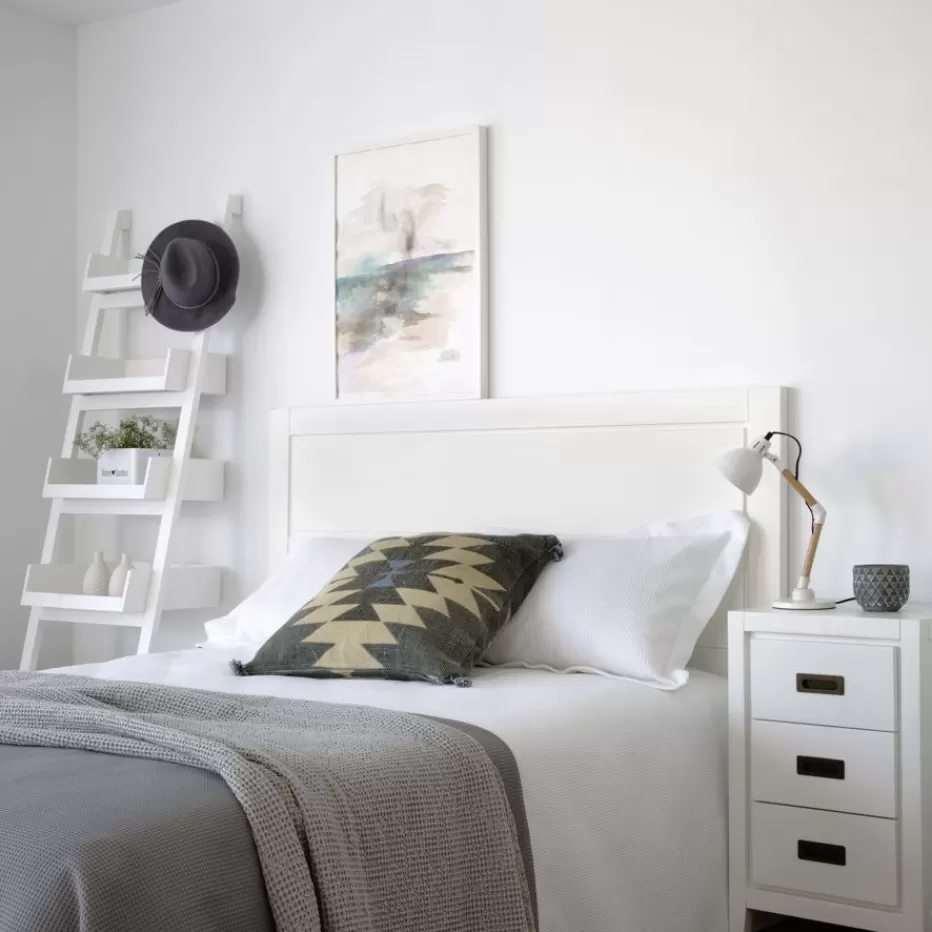 Sale Kehra Tête de lit pour lit de 150 et 160 laqué en blanc Chambre | Têtes De Lit