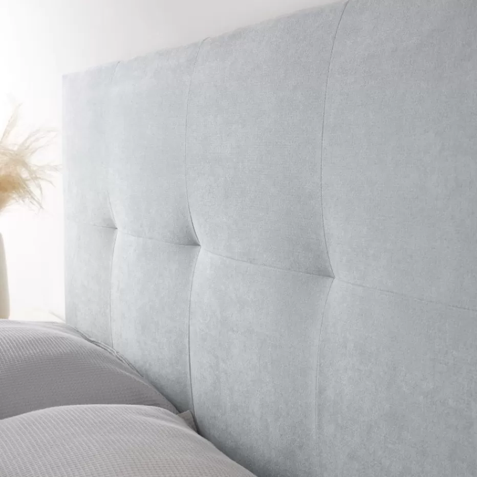 Cheap Maira Tête de lit tapissée bleu turquoise pour lit de 150 et 160 Chambre | Meubles De Chambre À Coucher