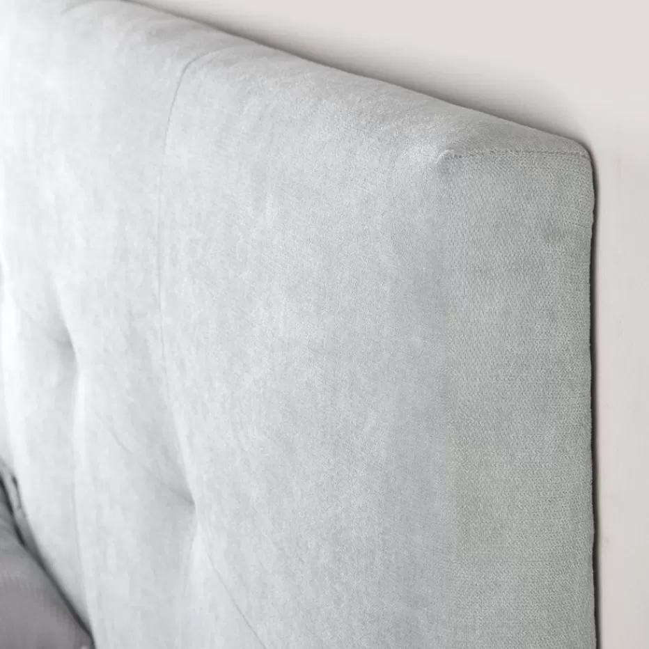 Cheap Maira Tête de lit tapissée bleu turquoise pour lit de 150 et 160 Chambre | Meubles De Chambre À Coucher