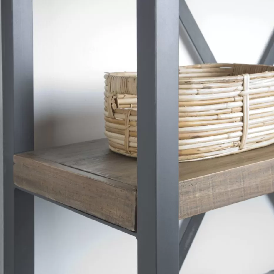 Flash Sale Manila étagère en bois massif 125" Étagères