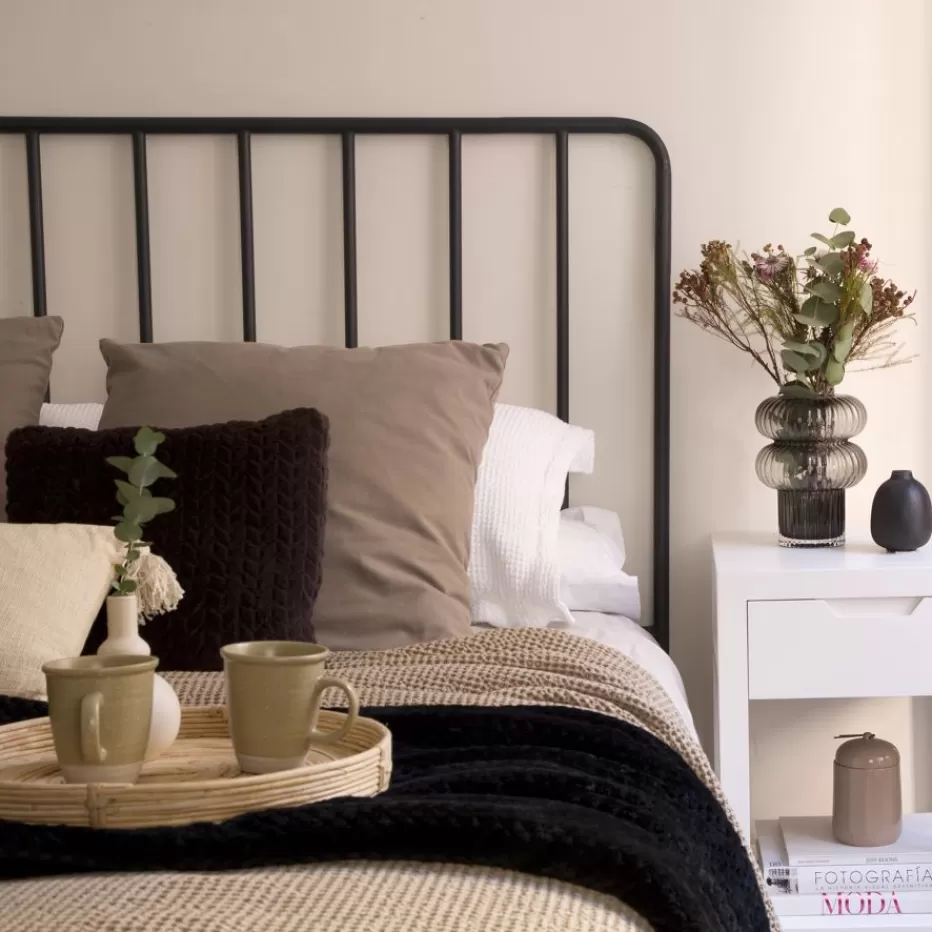 Online Mirta Tête de lit en métal pour lit de 150 et 160 Chambre | Têtes De Lit