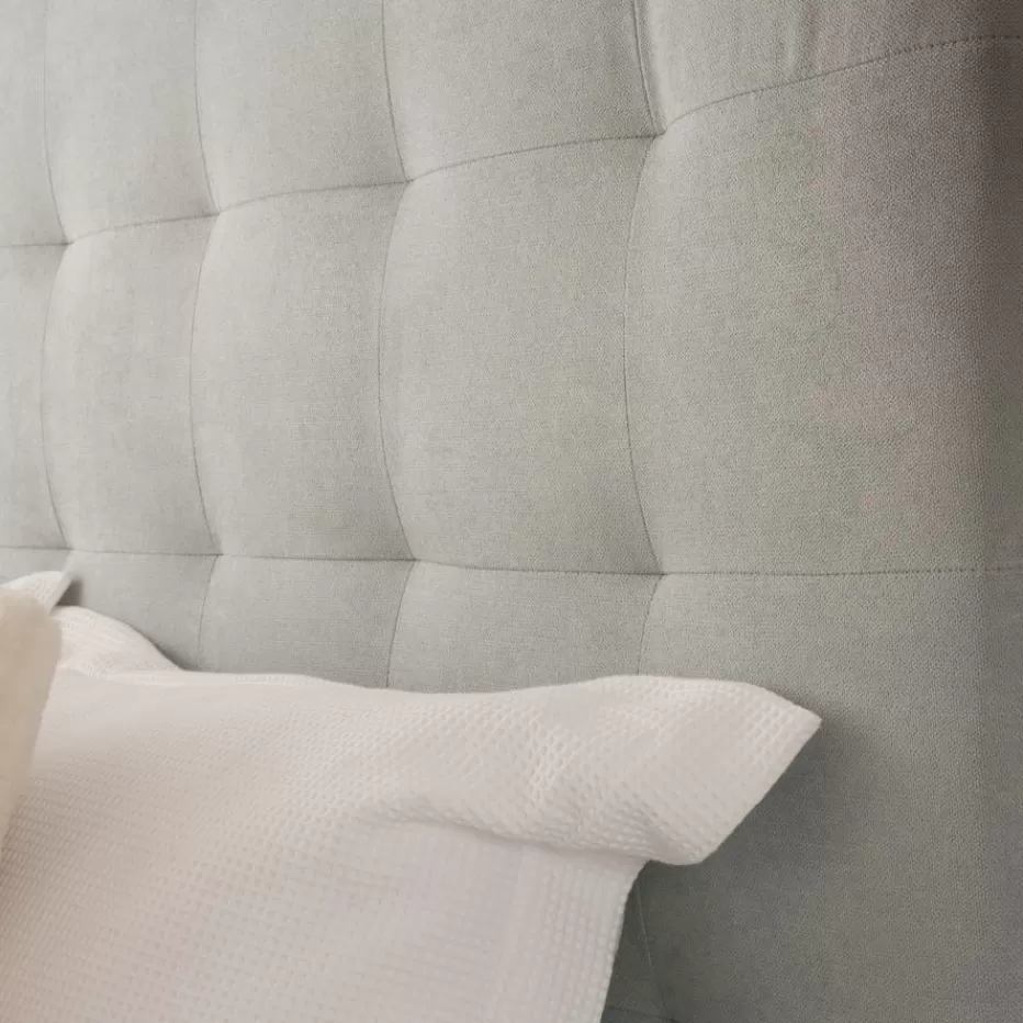 Online Neris Tête de lit tapissée bleu turquoise pour lit de 140 Chambre | Meubles De Chambre À Coucher