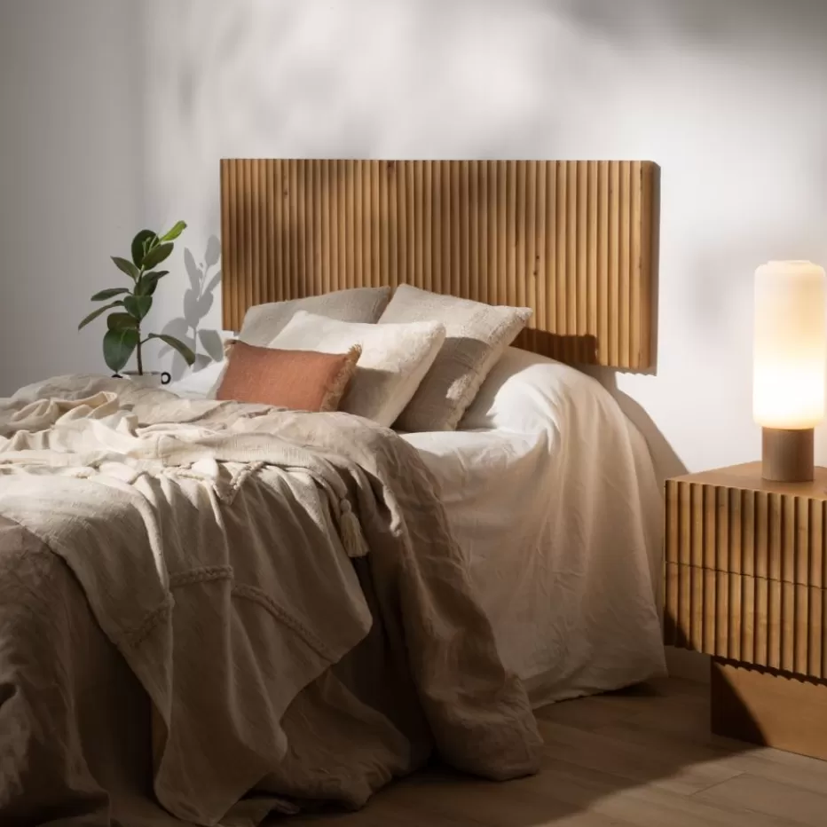 Cheap Nolan Cabecero de madera maciza de mango para cama de 150 y 160 Chambre | Têtes De Lit