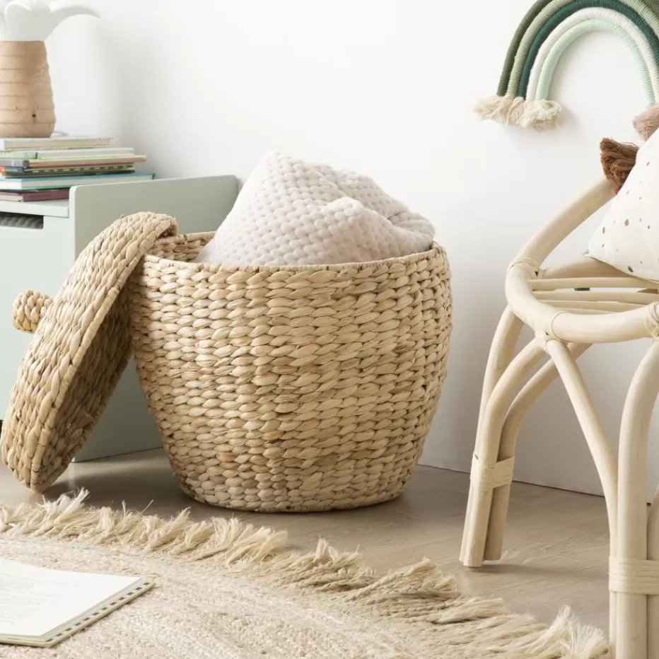 Cheap Nutt Panier en forme de noix en rotin naturel Enfant Chambre Pour Jeunes Et Enfants | Paniers