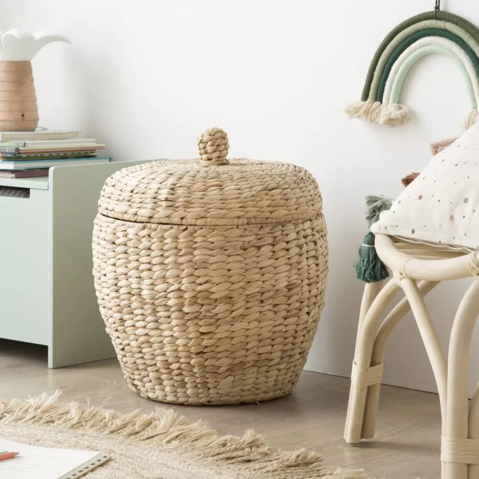 Cheap Nutt Panier en forme de noix en rotin naturel Enfant Chambre Pour Jeunes Et Enfants | Paniers