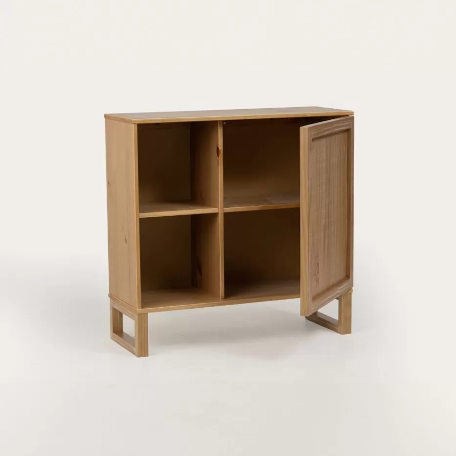 Shop Olivia Meuble d'entrée avec espace de rangement en bois massif naturel Salle | Salles À Manger