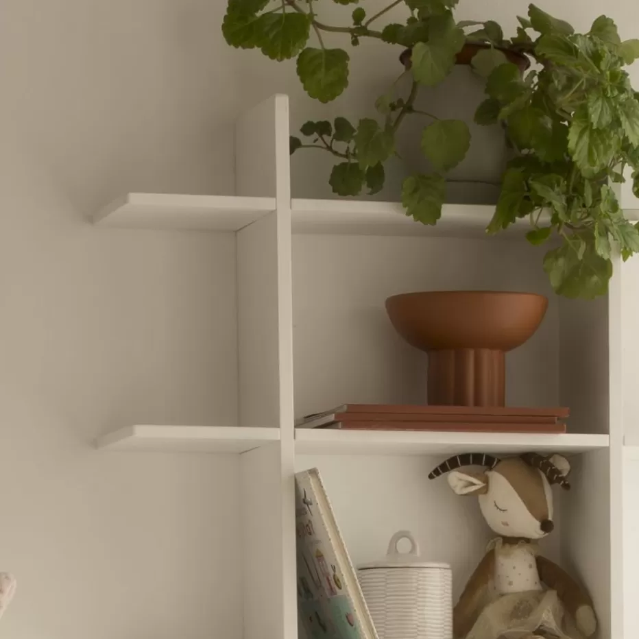 Cheap Rony étagère murale laqué blanche Enfant Chambre Pour Jeunes Et Enfants | Étagères