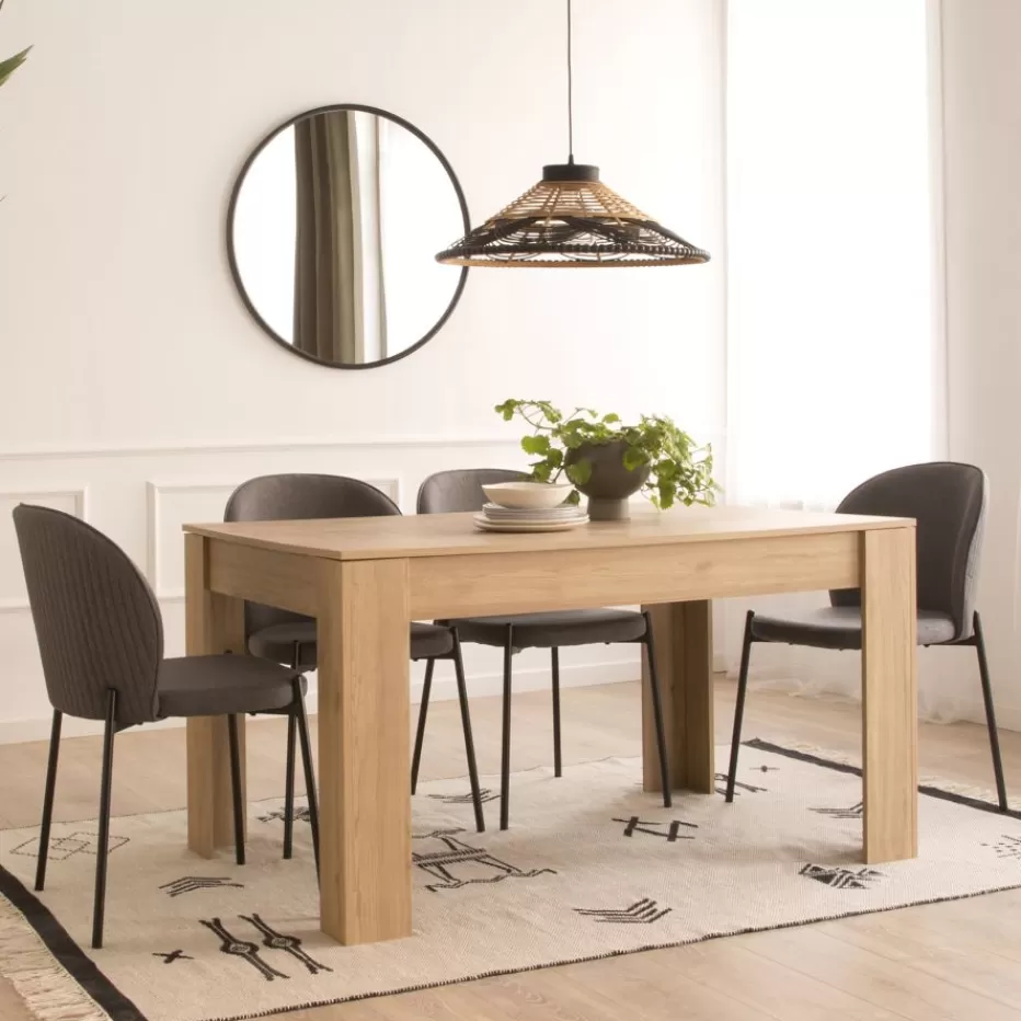 Online Selena Table à manger rectangulaire extensible 140/200 en couleur naturelle Salles À Manger | Tables En Bois