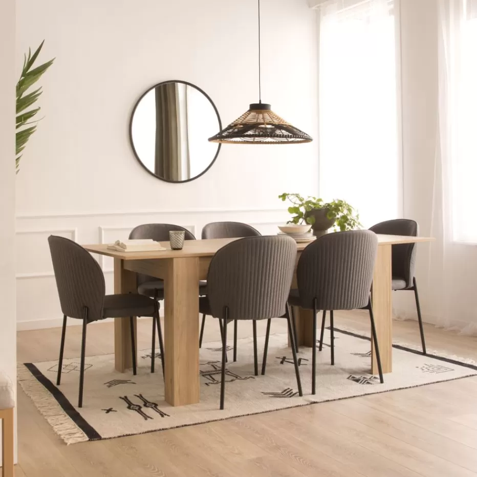 Online Selena Table à manger rectangulaire extensible 140/200 en couleur naturelle Salles À Manger | Tables En Bois