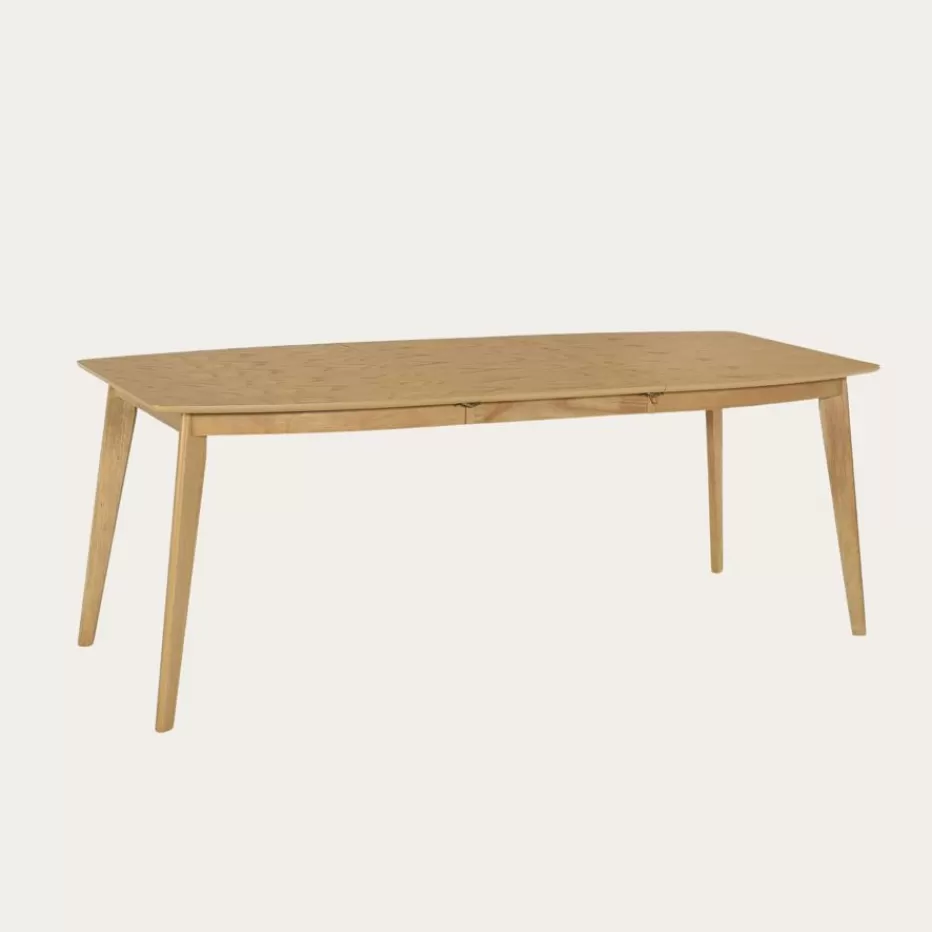 New Shelley Mesa de comedor extensible rectangular 150/200 de madera natural Salles À Manger | Meubles De Salle À Manger
