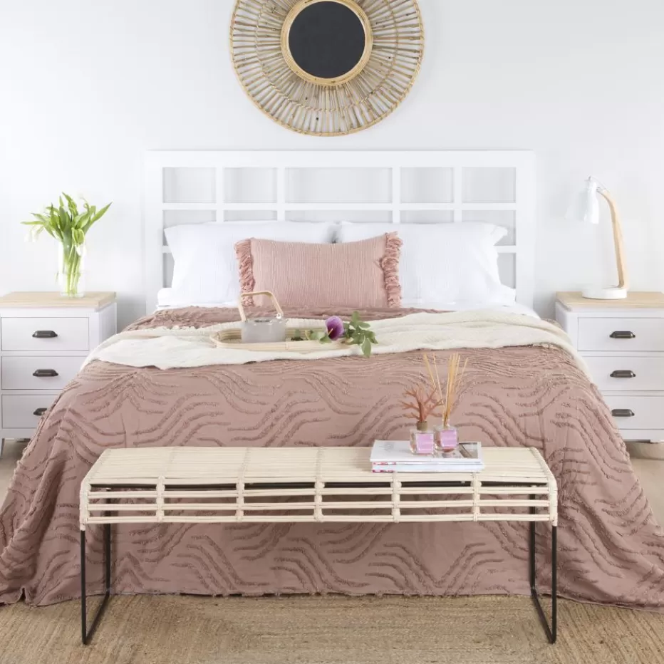 Outlet Tribeca Tête de lit en bois laqué blanc pour lit de 150 et 160 Chambre | Têtes De Lit