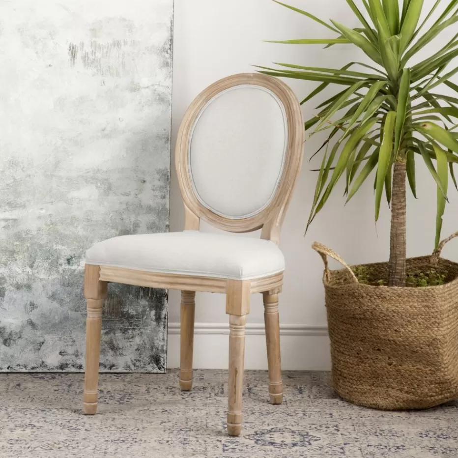 Flash Sale Victoria Chaise en bois massif de bouleau rembourrée en gris Salles À Manger | Chaises Rembourrés
