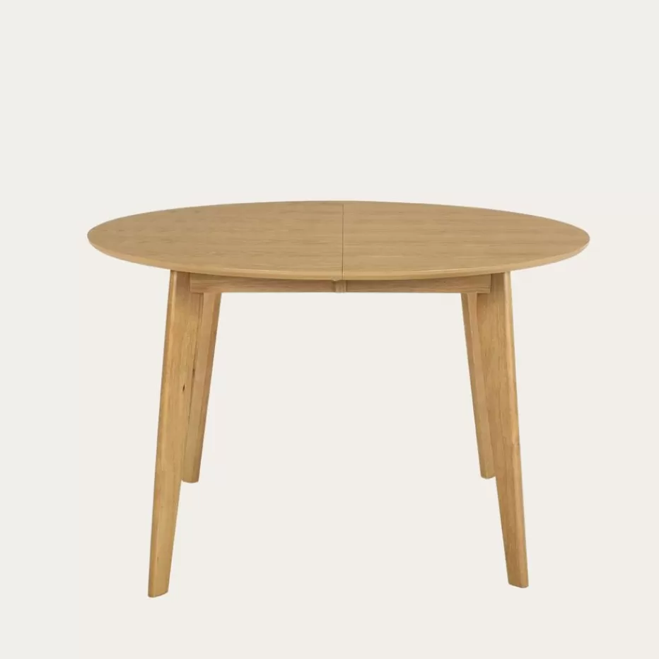 Fashion Vivien Mesa de comedor extensible redonda 120/150 de madera natural Salles À Manger | Meubles De Salle À Manger